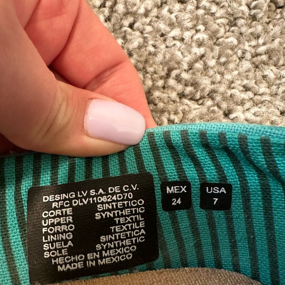 Loly in the sky flats size 6 US color turquoise - Picture 4 of 4